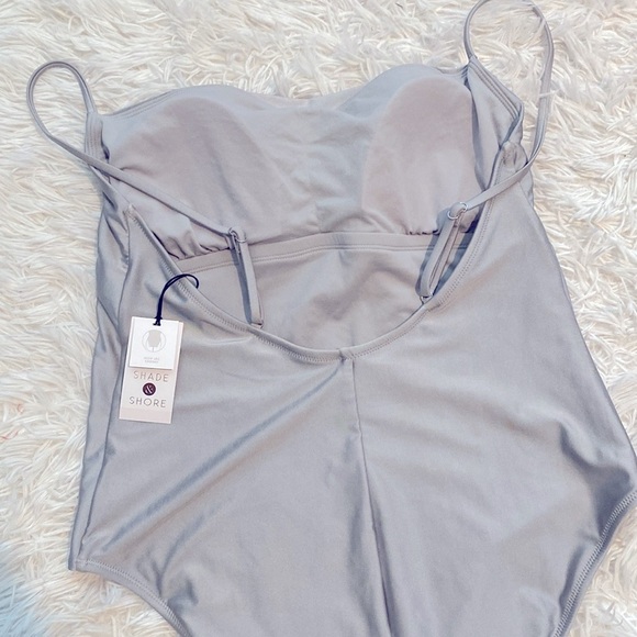 Nwt Sand & Shore silver swimming suit One Piece - Picture 8 of 8